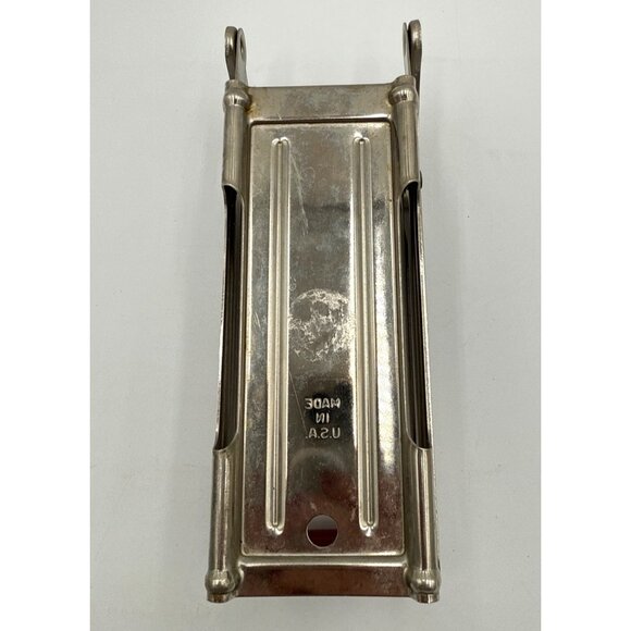 Vintage EKCO Stainless Steel French Fry Cutter With Red Handle One Blade - Picture 8 of 10